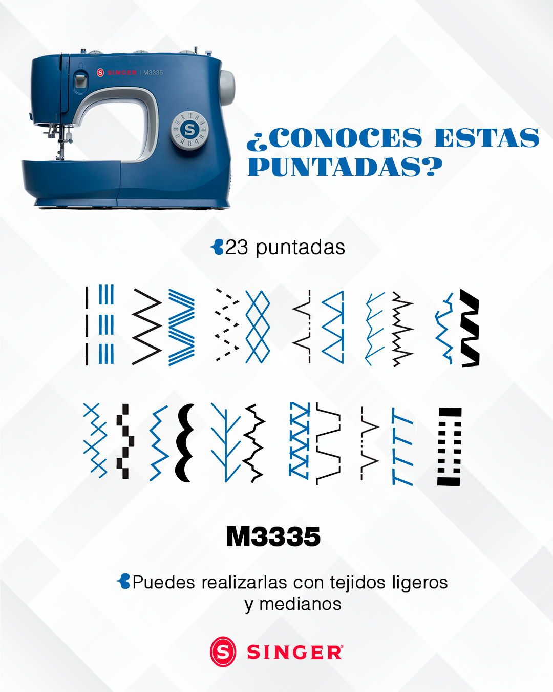 Maquina de Coser Singer M3335 - Image 7